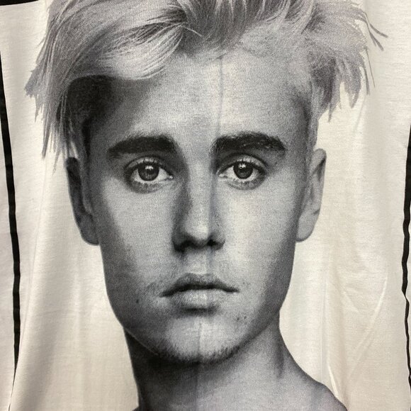 Justin Bieber Purpose Album Poster T-Shirt Small - Picture 2 of 4